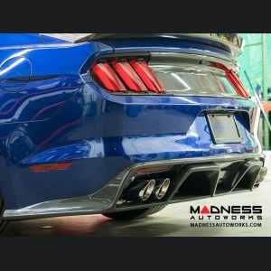 Ford Mustang Type GR Rear Diffuser/ Valence by Anderson Composites - Carbon Fiber - GT350R Style